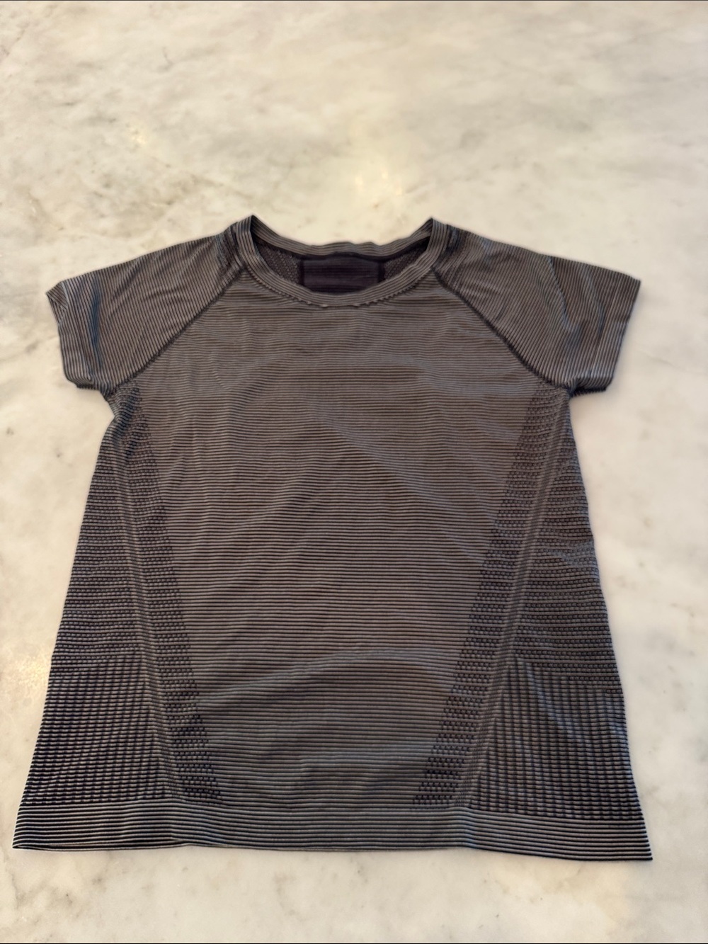 Athleta Women’s Short-Sleeve Athletic Tee - Black/Grey